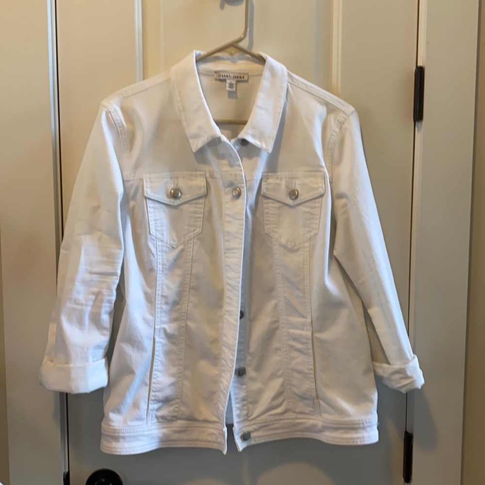 White Jean Jacket
